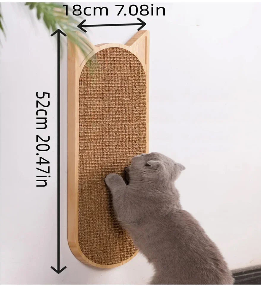 Cat Scratching Board Hanging Wall Wear-Resistant Sisal Sharpening Claw Cat Supplies Pet Accessories Pet Accessories