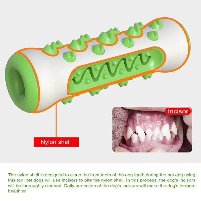 Rubber Dog Molar Toothbrush Toys Chew Cleaning Teeth Safe Puppy Dental Care Soft Pet Cleaning Toy Supplies Pet Accessories