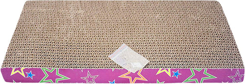 Cat Scratcher Pad with Catnip - Cat Cardboard Scratch Durable Scratching Pad Reversible